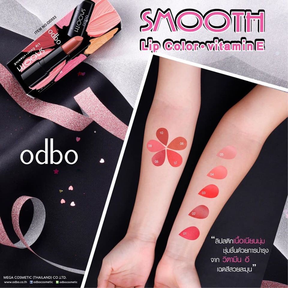 Son Odbo Smooth Lip Color OD553 | BigBuy360 - bigbuy360.vn