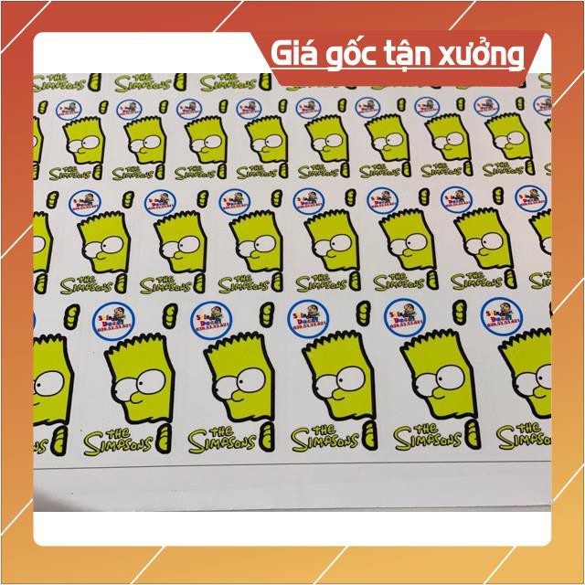 Logo Sticker Simpson dán điện thoại vv