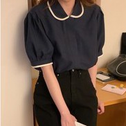 Áo Kiểu Tay Phồng Cổ Búp Bê Đáng Yêu Cho Nữ 43421