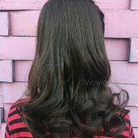 Tóc cột đuôi ngựa xoăn ngắn 35cm đủ màu