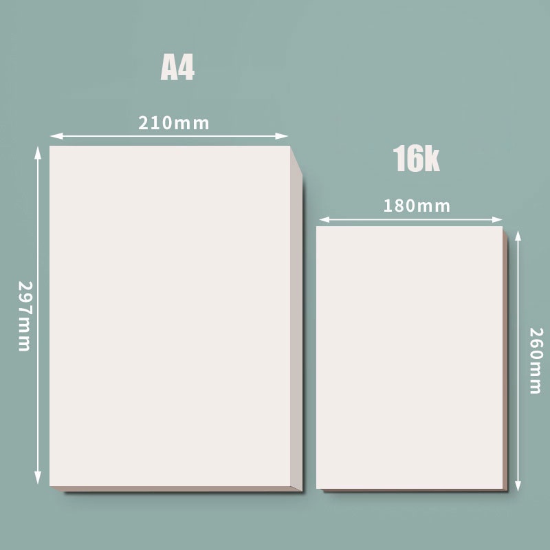 Set 100 Tờ Giấy A4/16K Dày Dặn Thân Thiện Với Môi Trường Dùng Cho Văn Phòng/Trường Học