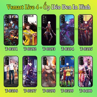Ốp lưng Vsmart Live 4 dẻo đen in hình Game Online