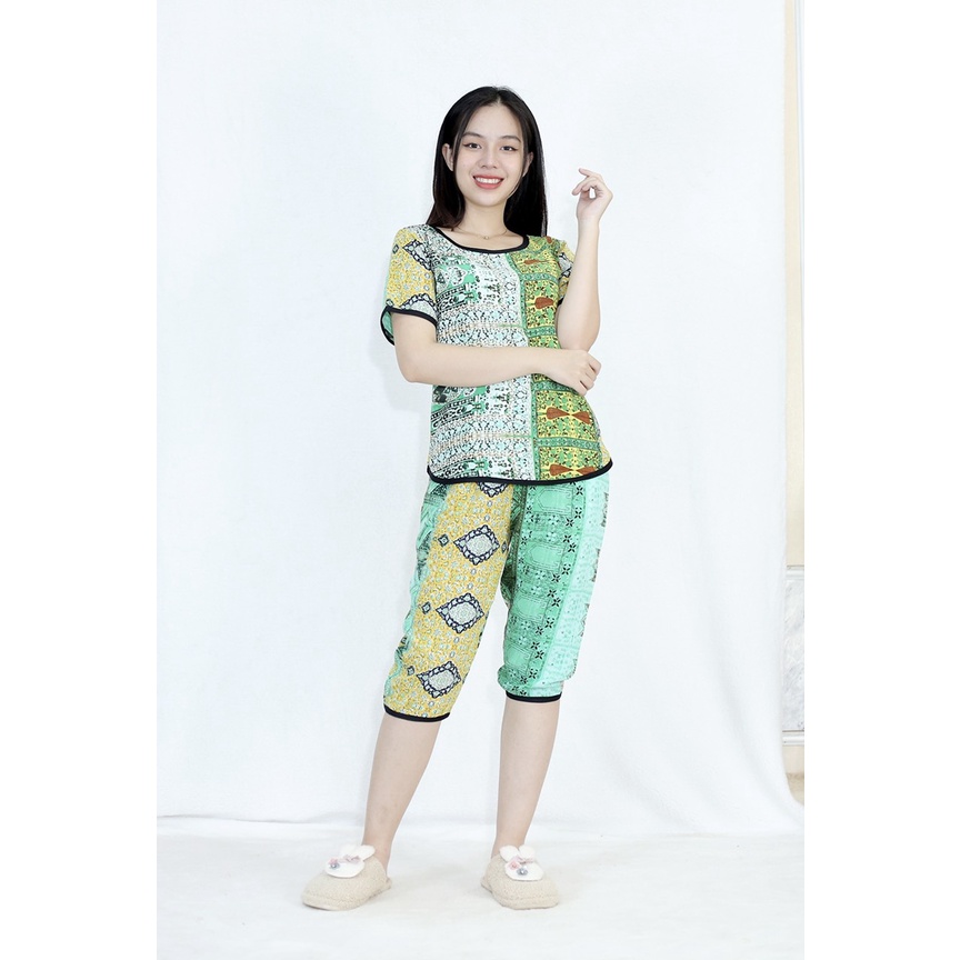 [HÌNH THẬT 100%] XẢ HÀNG SỐC Bộ đồ Bộ đồ lửng hình khối cực xinh   - vải lụa cao cấp - Cực Kì Sang Chảnh