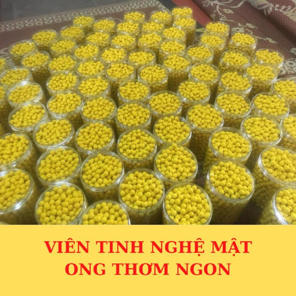 Nghệ viên mật ong Tam Đảo 500g, viên tinh nghệ mật ong, tinh bột nghệ nguyên chất giúp giảm cân phòng hậu sản đau dạ dày