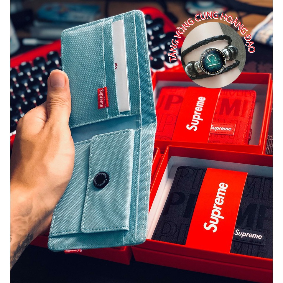 Ví Full box logo chìm Nam và nữ giá hủy diệt tặng vòng cung hoàng đạo