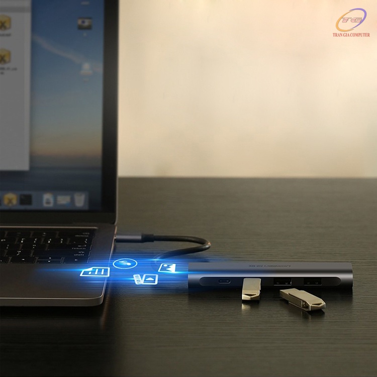 Bộ chia cổng USB Type-C sang 4 cổng USB 3.0 Ugreen 50979