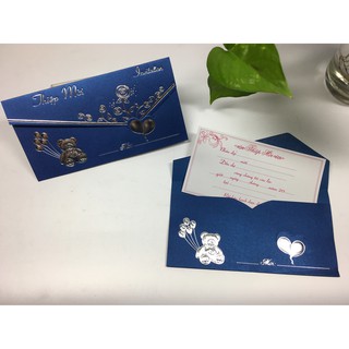 COMBO 10 Thiệp mời sinh nhật ngang