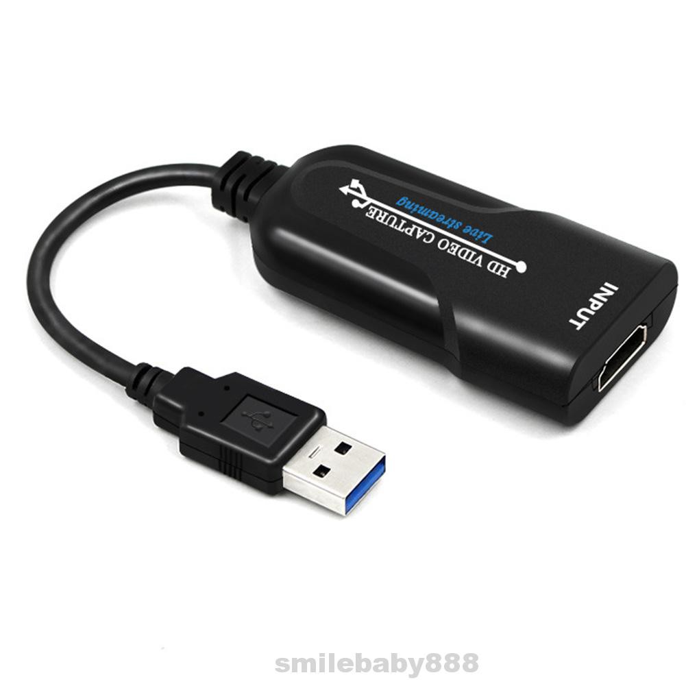 HD Mini Portable Plug And Play Home Office USB To HDMI UVC 1080P 60fps Video Capture Card