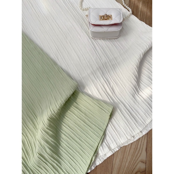 Váy Maxi đũi gân hàng 2 lớp , Đầm xinh tiểu thư xanh mint