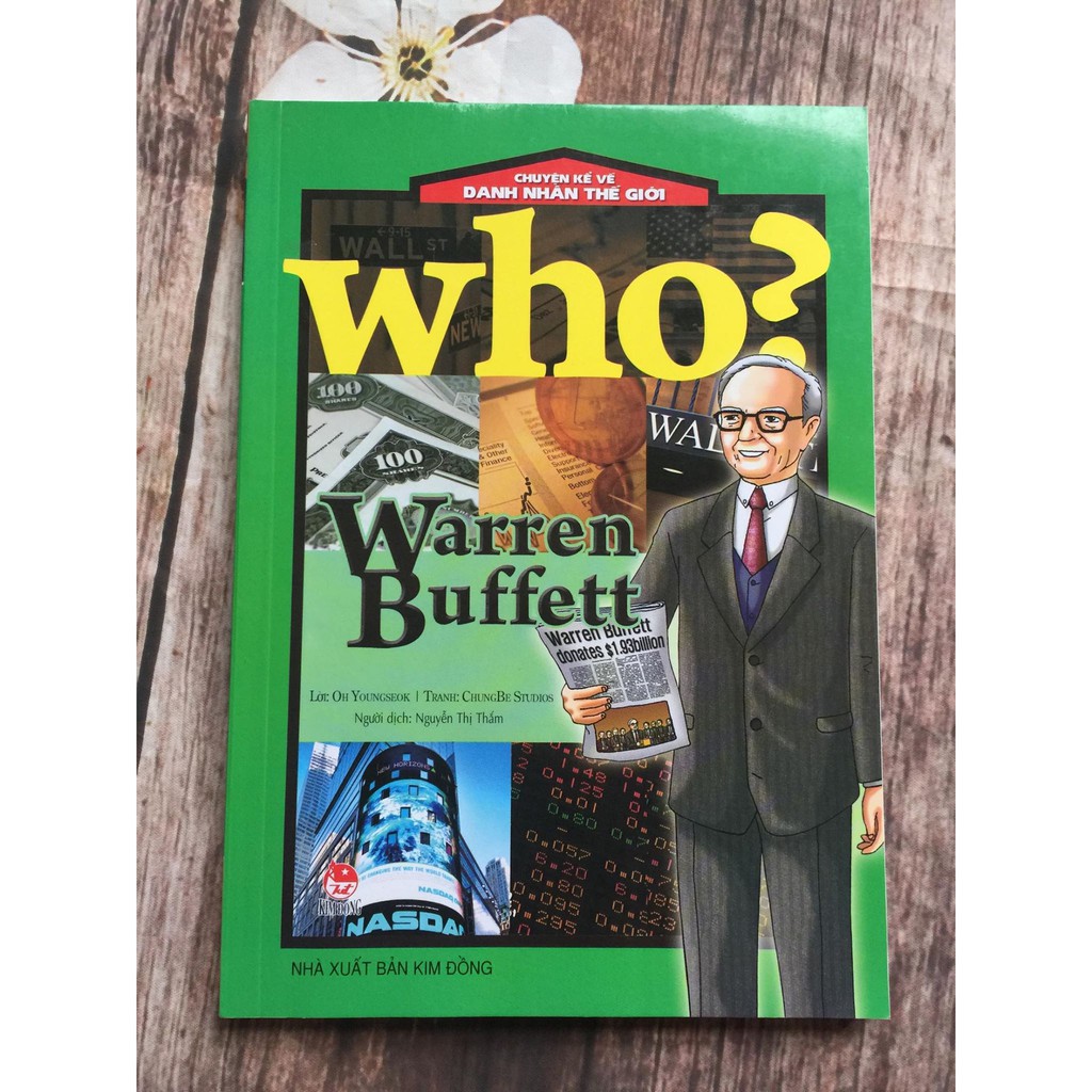 Sách - Chuyện Kể Về Danh Nhân Thế Giới Warren Buffett -Tái Bản 2019 Gigabook