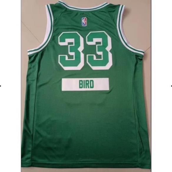 Áo Đấu NBA Mới Ctb-2022 Boston Celtics 33# Áo Bóng Rổ Phiên Bản Thành Phố Chim Xanh Lá Cây 75th ! New 🏀 !