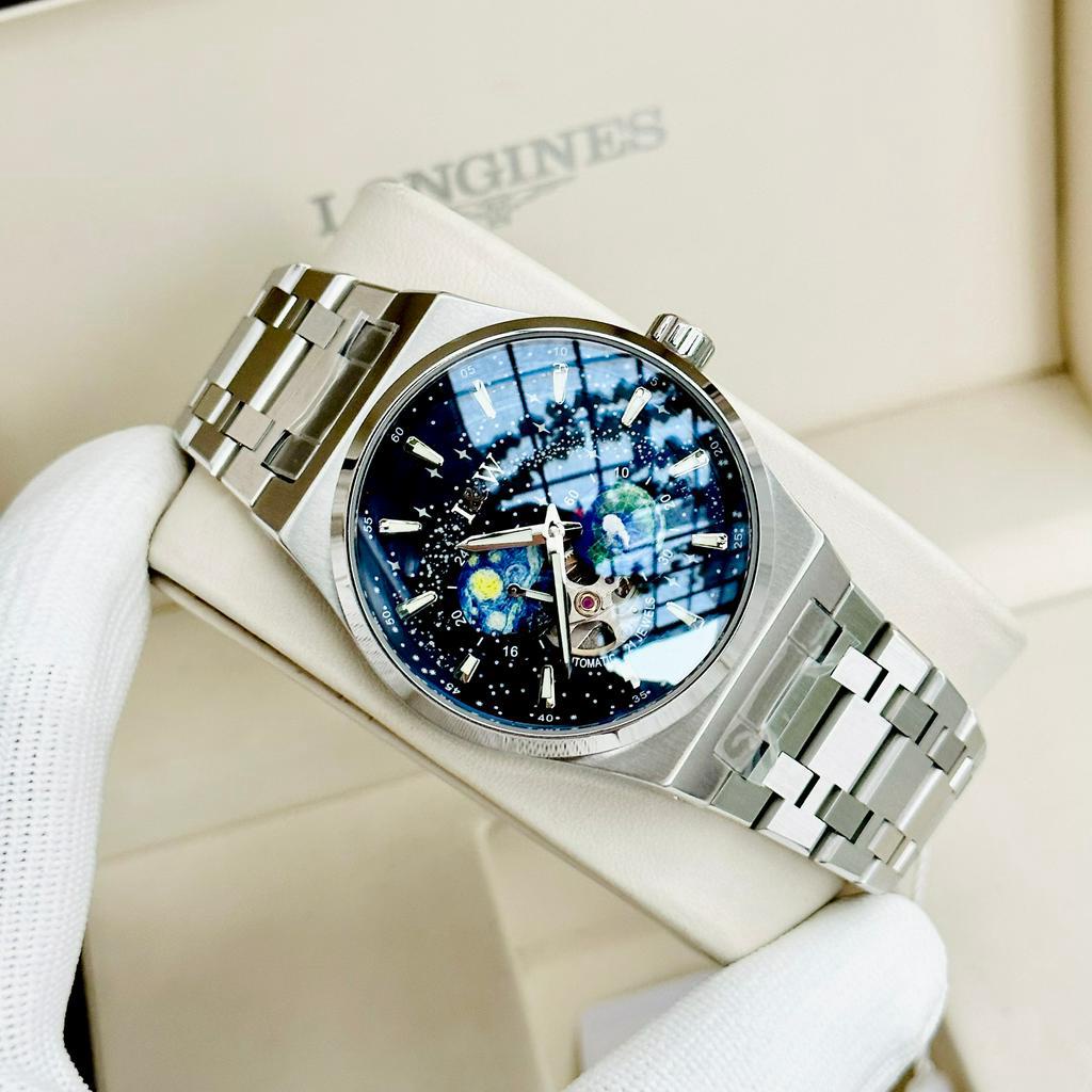 Đồng hồ nam dây thép Carnival I&W Earth Blue Dial