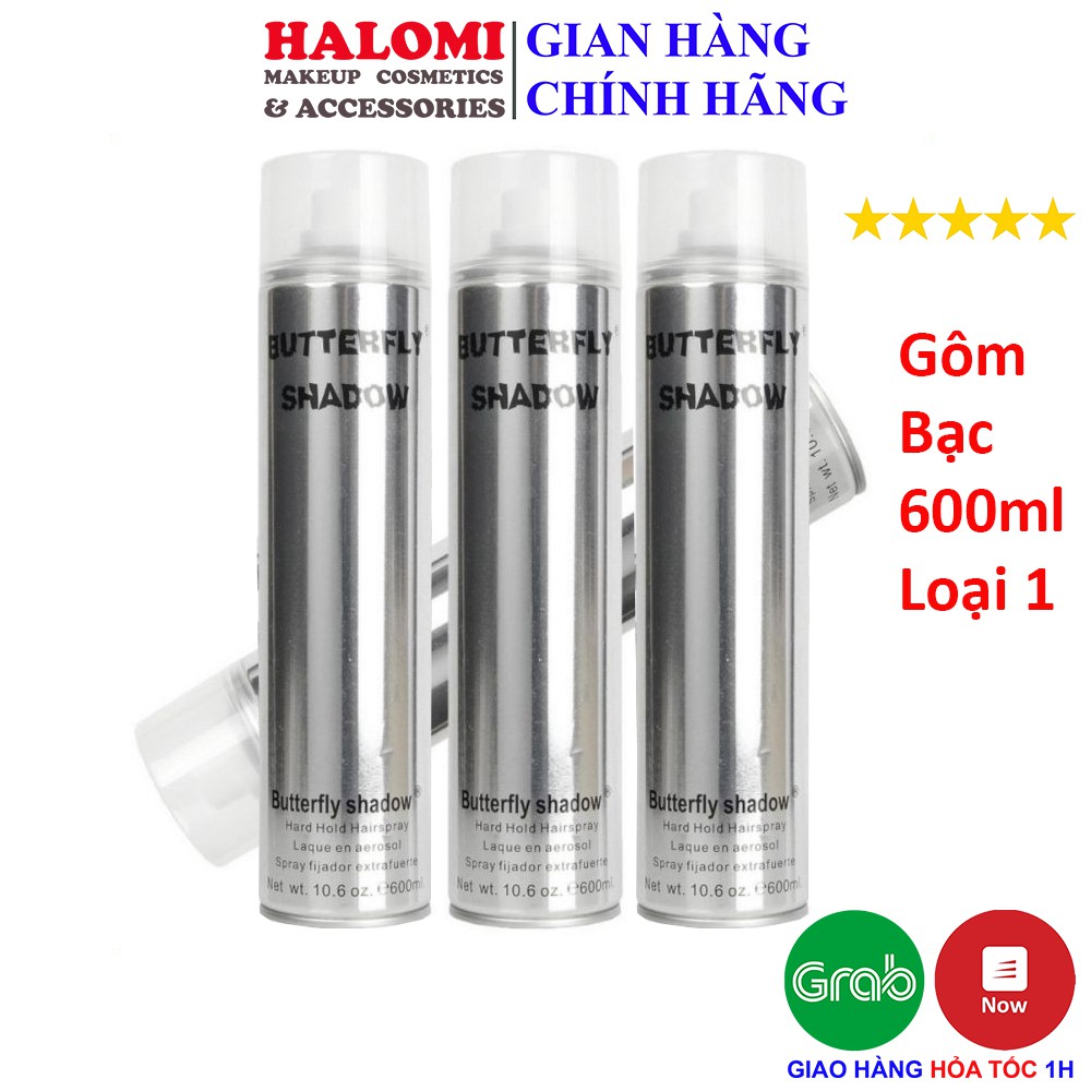 [Mã COSDAY giảm 8% đơn 150K] Keo xịt tóc Butterfly Shadow xịt giữ nếp tóc nam nữ cao cấp chính hãng HALOMI loại 1