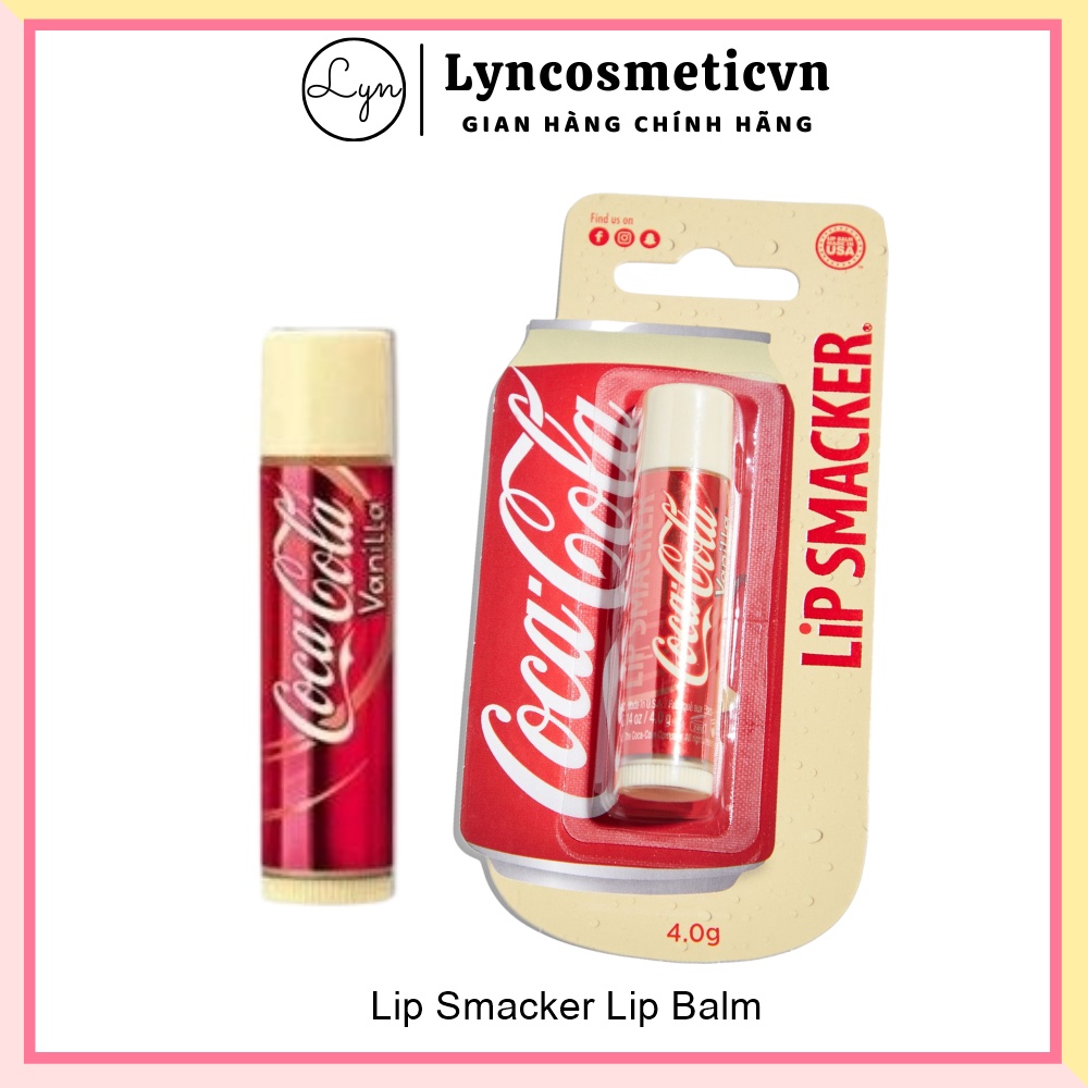 Son Dưỡng Môi Coca - Coca Lip Smaker Honey &amp; Milk Lip Balm