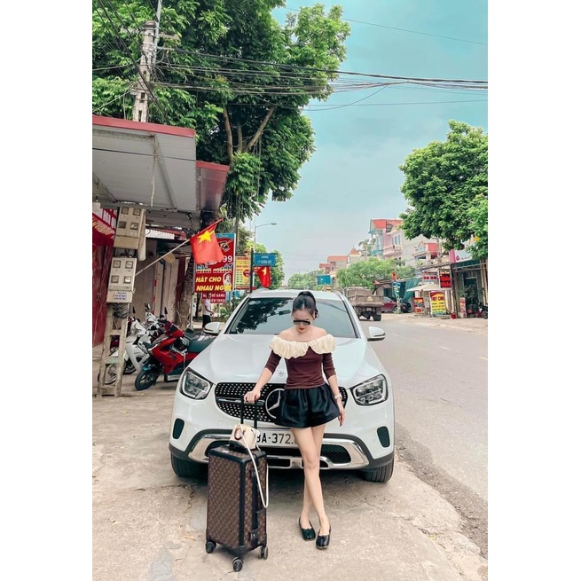 ÁO LEN ZIP TRỄ VAI BÈO NGANG QC