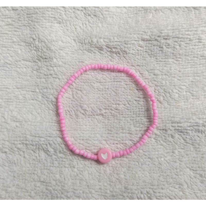 Vòng tay hạt cườm handmade mặt cười nhiều màu xinh xắn