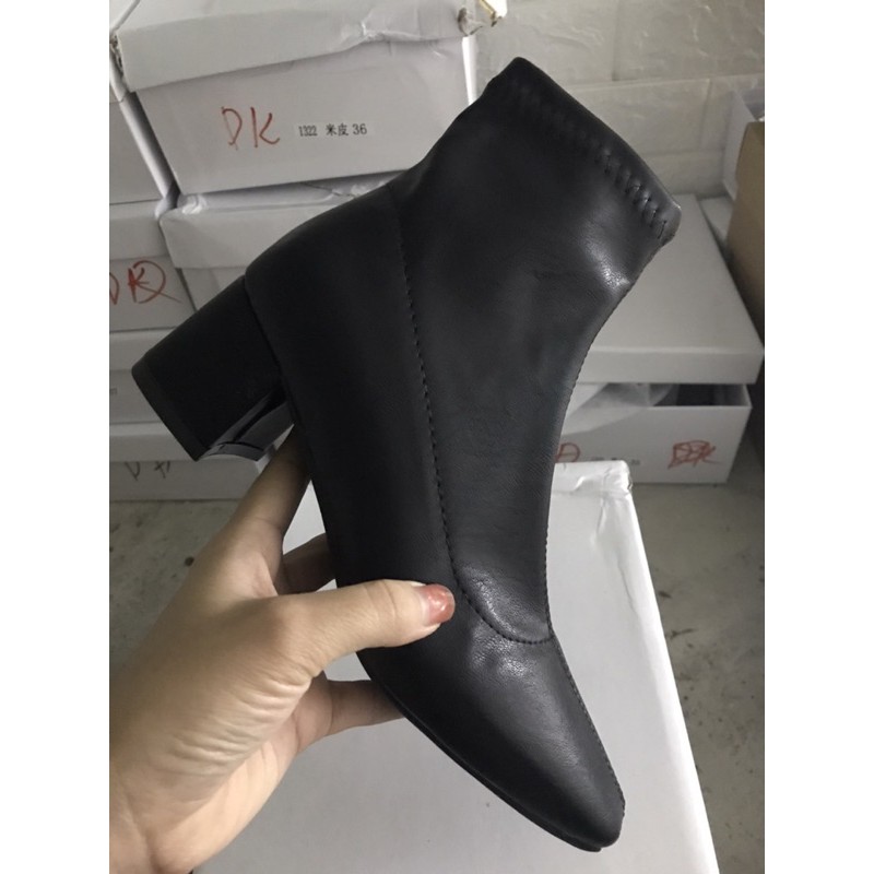 ( SẴN  HÀNG ) Boots cao cổ gót 5cm tôn dáng cho mùa thu đông 2019, hàng quảng châu loại đẹp | BigBuy360 - bigbuy360.vn