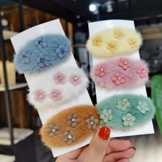 Kẹp tóc hoa dễ thương phong cách Hàn Nhật