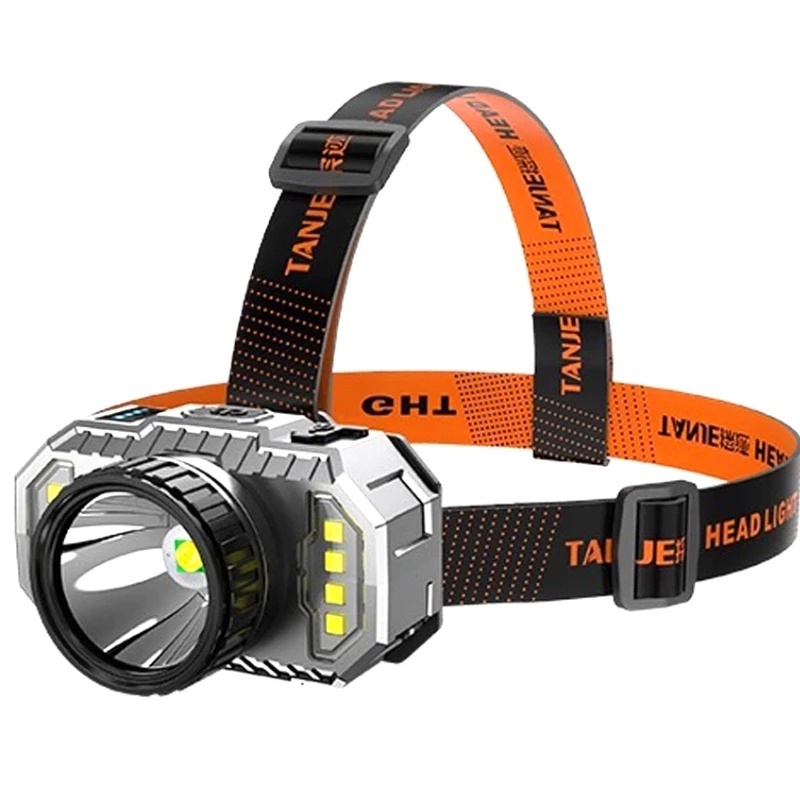 Đèn LED đeo đầu T20 có thể sạc lại dùng chạy bộ/cắm trại/leo núi/câu cá tiện lợi