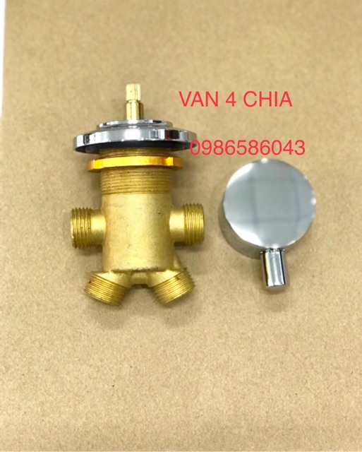 Van chia nước bồn tắm masage, cục chia nước nóng lạnh bồn tắm góc, ôvan, van chia 2, chia 4