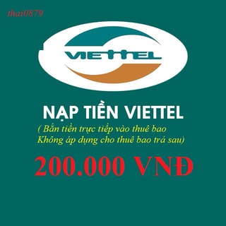 NẠP TIỀN VIETTEL