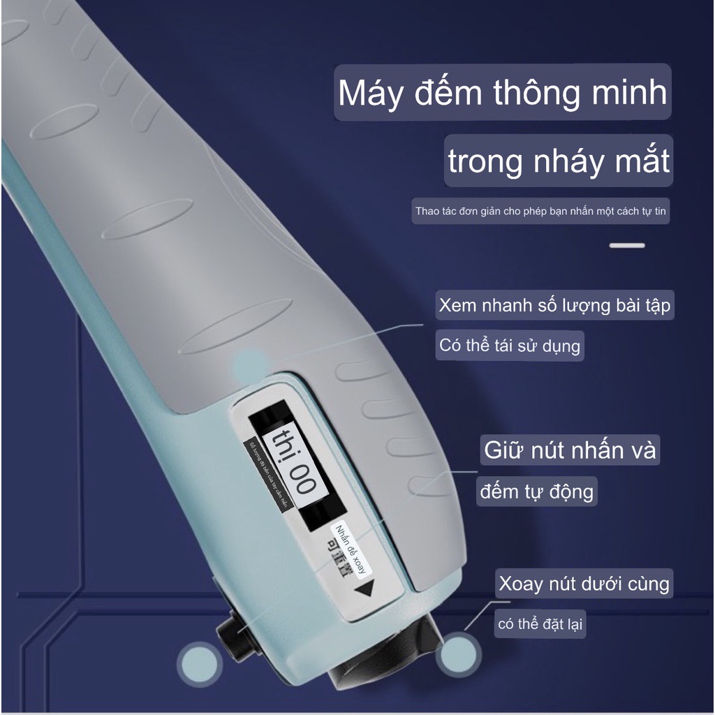 Kìm Bóp Tay Có Máy Đếm Chuyên Nghiệp, Kìm Tập Cơ Tay R-Mode, Dụng Cụ Tập Cổ Tay Tập Gym Chỉnh Lực 5-60kg DTM Store