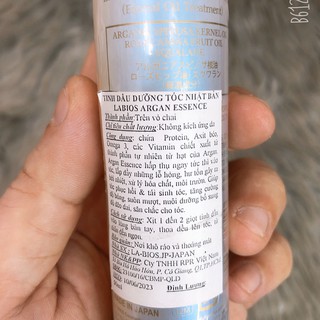 Tinh dầu dưỡng tóc siêu mềm mượt LABIOS ARGAN ESSENCE 50ML
