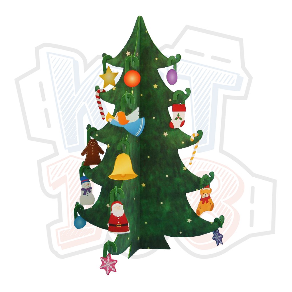 Mô hình giấy Giáng Sinh Noel Christmas Miniature Tree