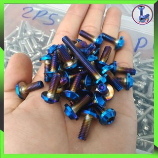 {Fee ship - Hàng có sẵn } Ốc áo proti Raider Fi , Ốc áo proti Satria Full 27 con - ốc proti , màu Xanh titan, oc proti