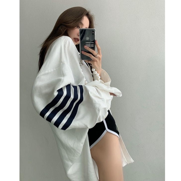 Áo Hai Dây / Quần Đùi / Áo Sơ Mi Thể Thao Dáng Rộng Thời Trang Cá Tính Cho Nữ | BigBuy360 - bigbuy360.vn