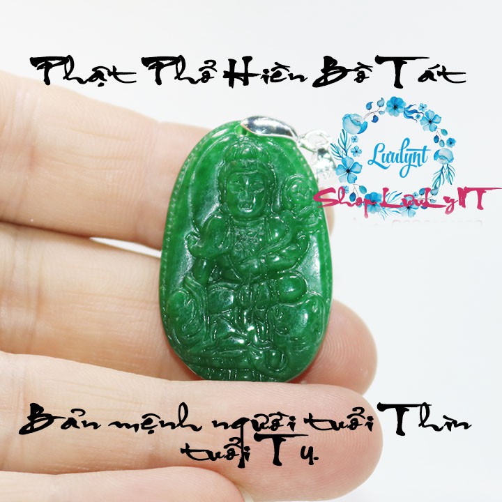 Mặt dây chuyền phật Phổ Hiền Bồ Tát - Vòng cổ mặt phật - mặt dây chuyền phật - phong thủy