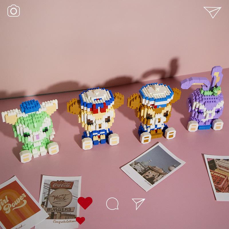 POP it Figet Toy Đồ chơi lắp ráp lego mô hình động vật 3D thu nhỏ dễ thương
