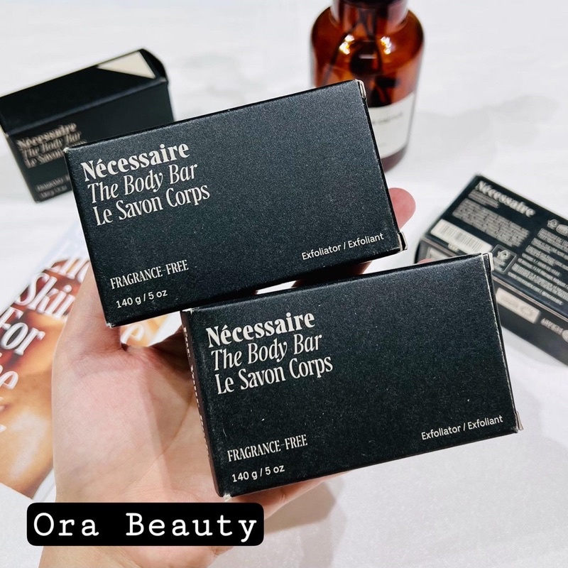 Thanh xà phòng tẩy da chết cơ thể Necessaire The Body Bar