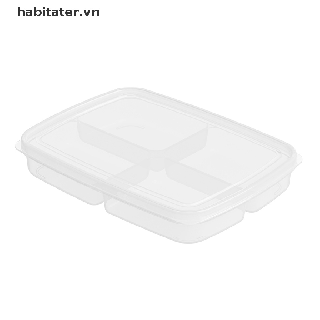 Khay Đựng Thực Phẩm 4 Ngăn Trong Tủ Lạnh