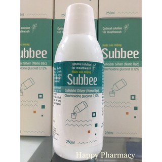 Nước súc miệng sát khuẩn subbee chai 250ml