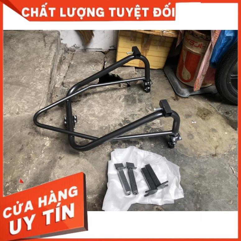 free ship Chống nâng ben nâng xe máy moto pkn pkl 3 bánh di chuyển được