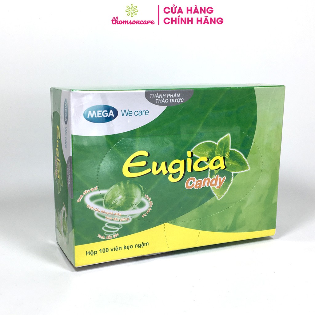Eugica kẹo ngậm hỗ trợ giảm ho - Hộp 100 viên. | BigBuy360 - bigbuy360.vn