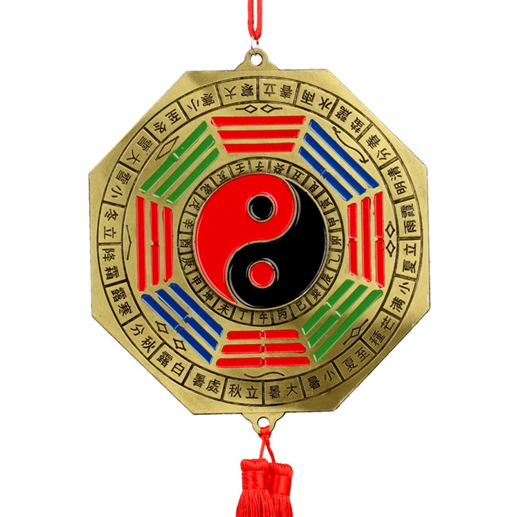 Gương Bát Quái Hổ Phù 13.3cm
