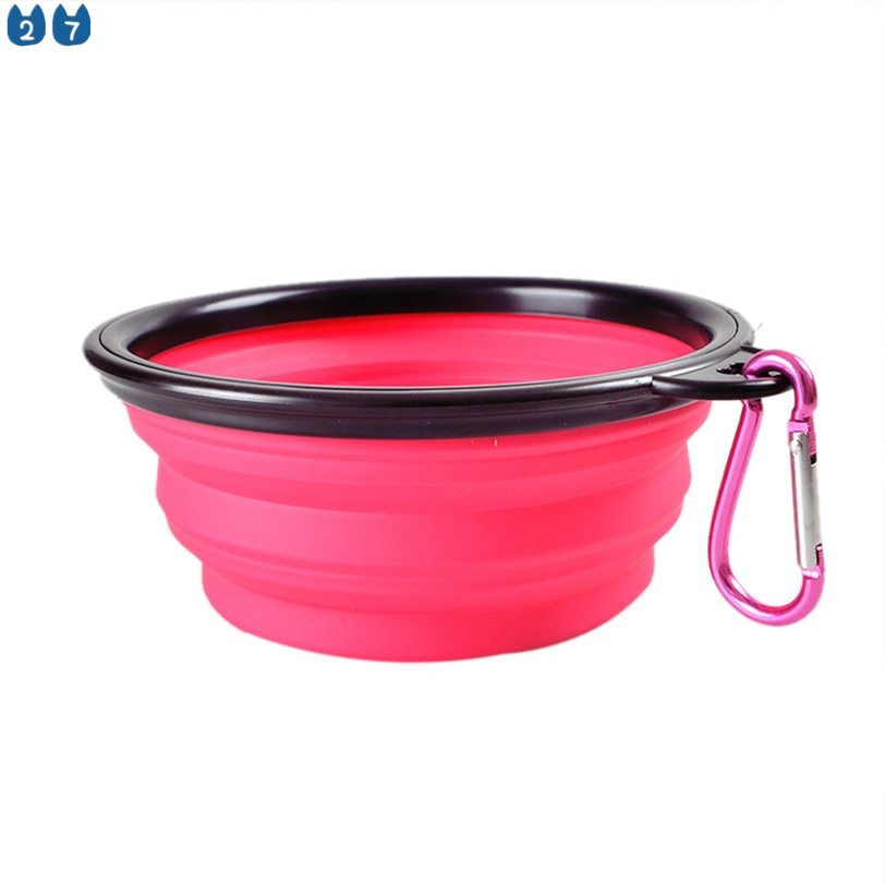 Bát Ăn Silicone Gấp Gọn Thân Thiện Với Môi Trường Dành Cho Chó Cưng 27 Món