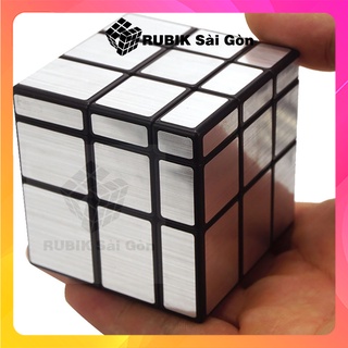 Rubik Gương Mạ Bạc Mirror Silver Rubic Biến Thể MoYu Meilong Kiểu Dáng Đẹp Xoay Trơn Mượt Giá Hợp Lý