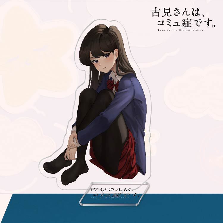 Mô hình KOMI Can't Communicate NỮ THẦN SỢ GIAO TIẾP standee acrylic anime mica chibi trang trí