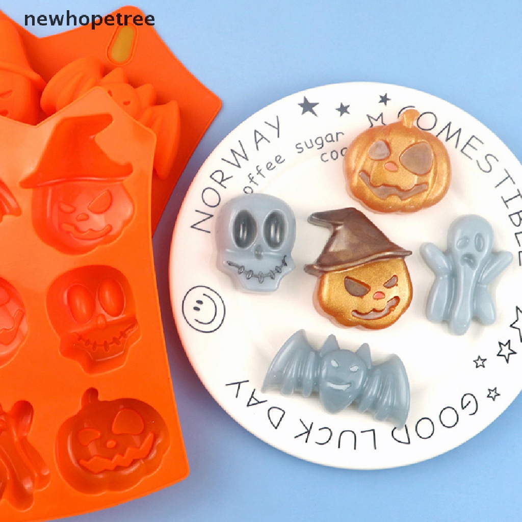 Khuôn Làm Bánh 6 Ô Chủ Đề Halloween