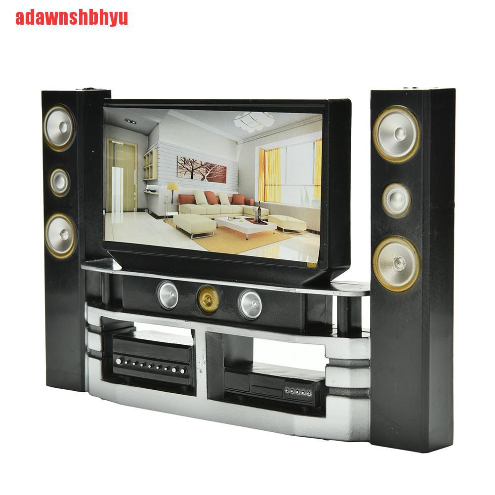 BARBIE 1 Mô Hình Tv Mini Hi-Fi Tỉ Lệ 1: 6 Cho Nhà Búp Bê