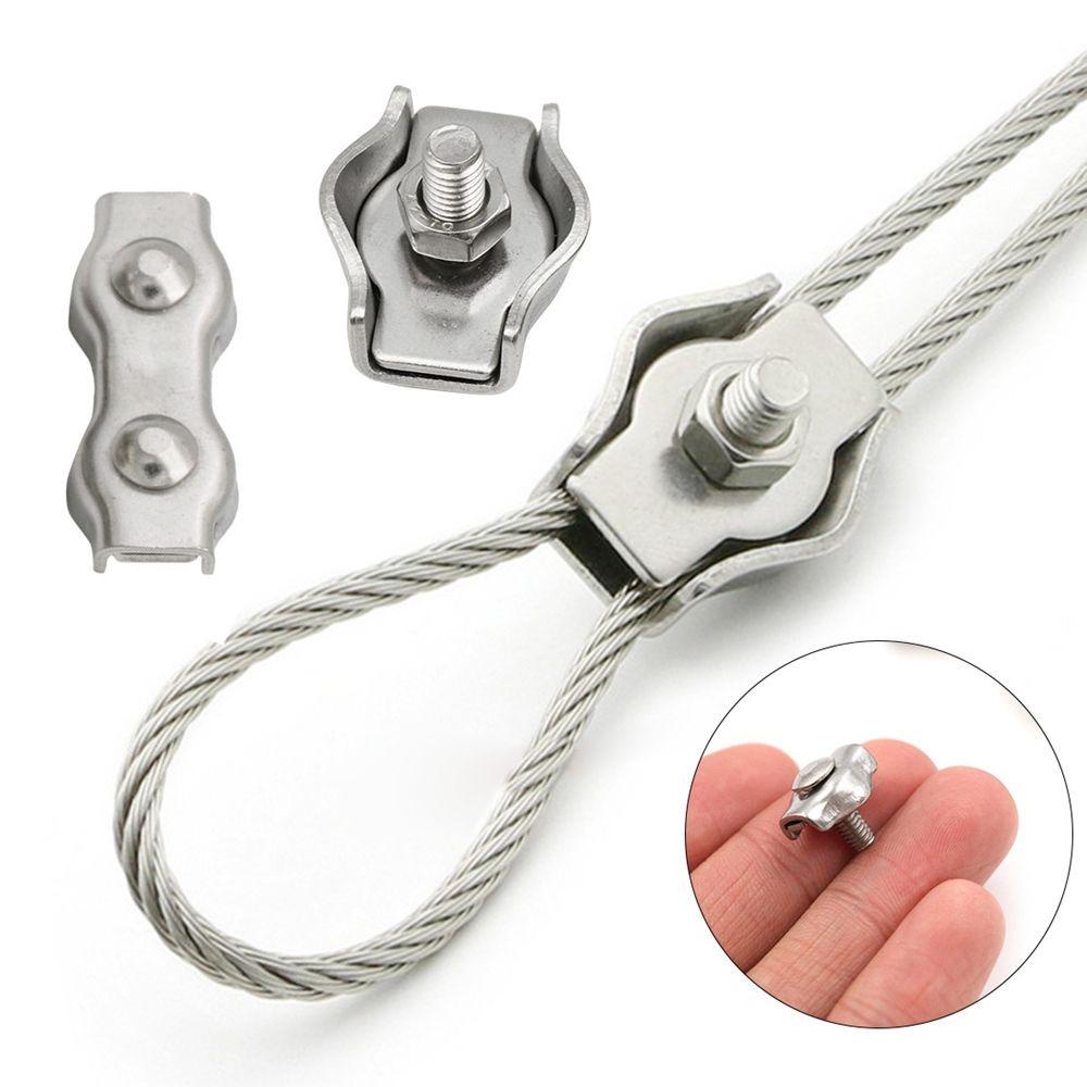 Kẹp Bu Lông Malcom Bằng Thép Không Gỉ 304 Đơn / Đôi Đơn Giản Chống Trượt