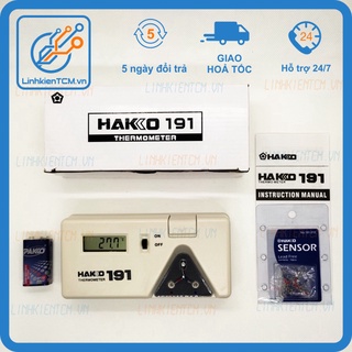 Máy đo nhiệt độ mỏ hàn Hakko 191 tặng kèm gói sensor 10 chiếc
