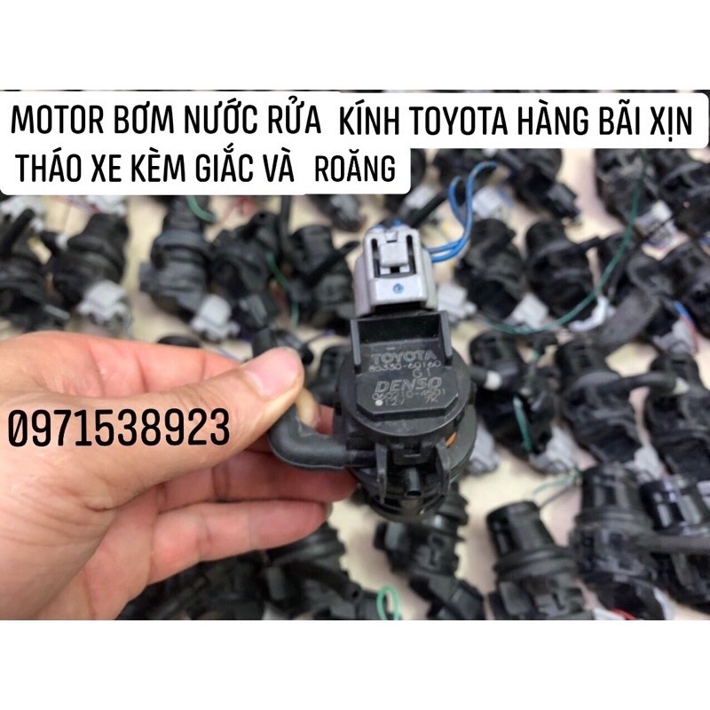 Moto bơm nước kính xịn bãi tháo xe toyota