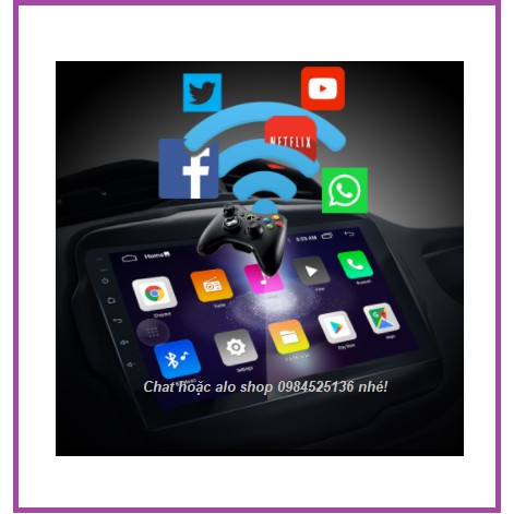 Bộ Màn hình ô tô dvd android 9 inch dùng Sim4G hoặc kết nối-phát Wifi xe NISSAN SUNNY 2011-1014 KÈM MẶT DƯỠNG.