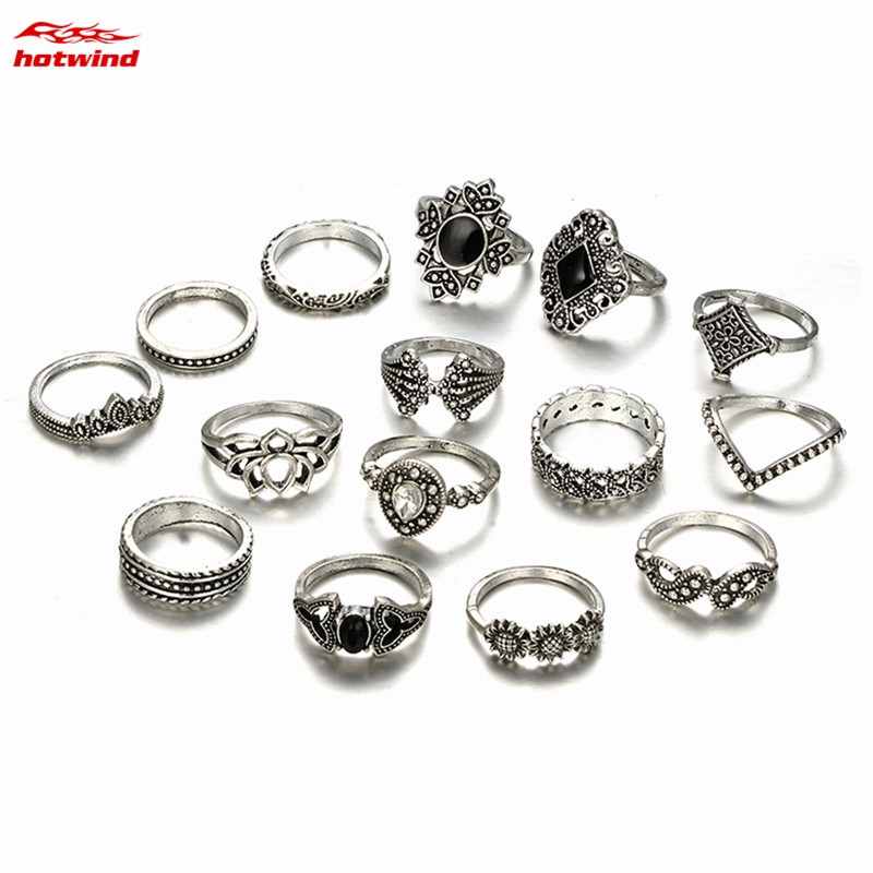 Set 15 Nhẫn Nữ Thời Trang
