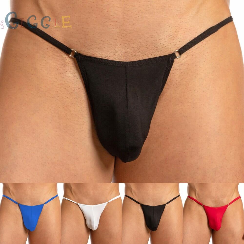 Underwear Bikini Comfy Enhancing G String Ice Silk Mens Panties Pouch Soft