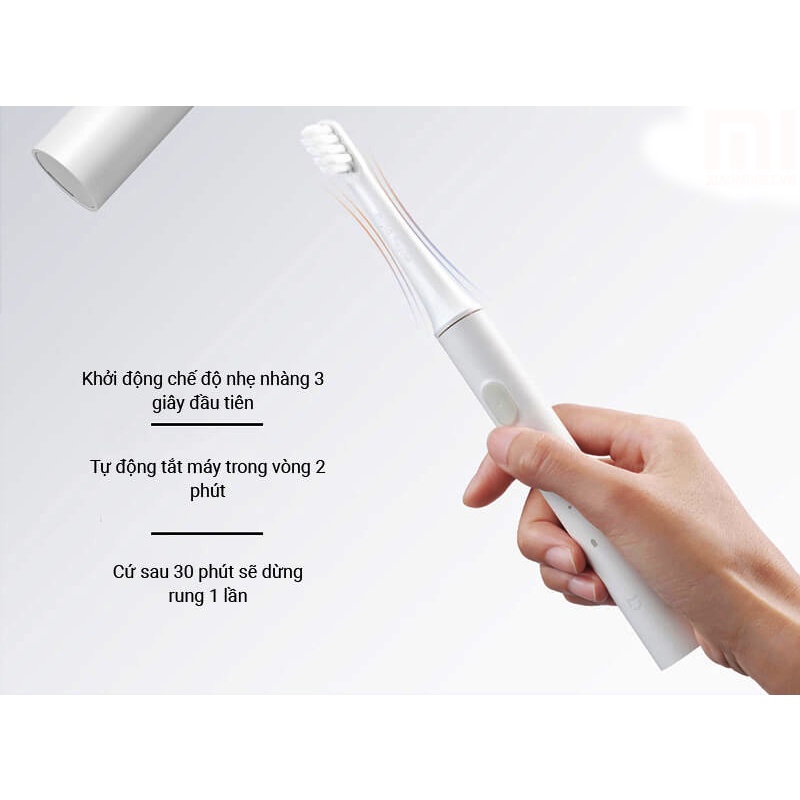 Bàn chải điện Xiaomi Mijia T100  - kháng nước ipx7 - Bàn Chải Đánh Răng Mijia T100 - Hàng Chính Hãng